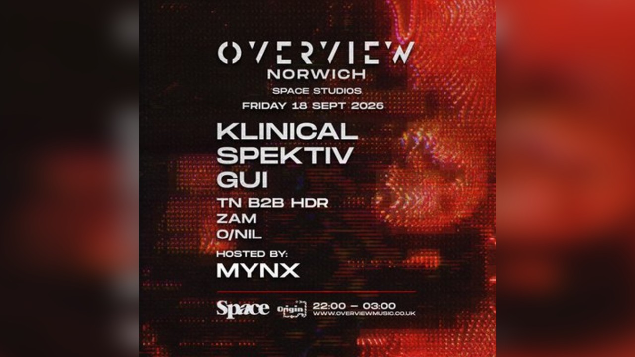 Overview Norwich - Space Studios : 18/09/26