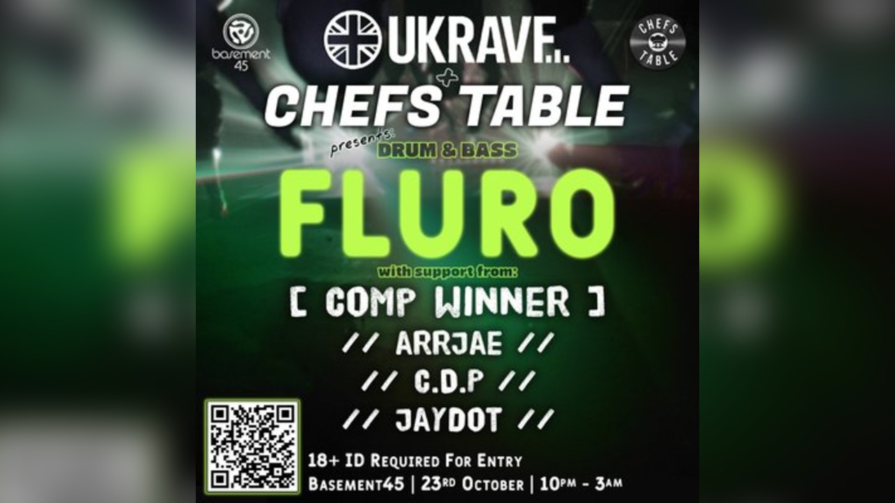 UKRAVE x CHEFS TABLE Drum & Bass - Bristol