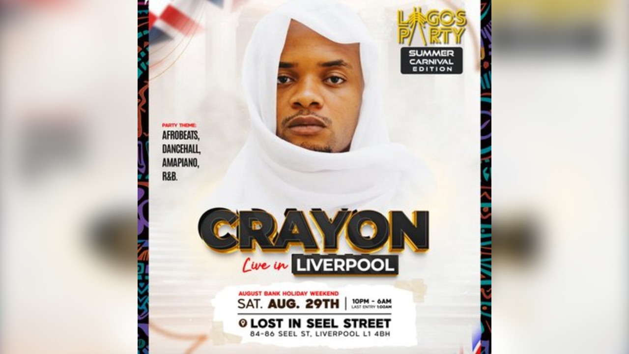 Crayon Live in Liverpool (Afrobeat/Amapiano/RnB BH Party)