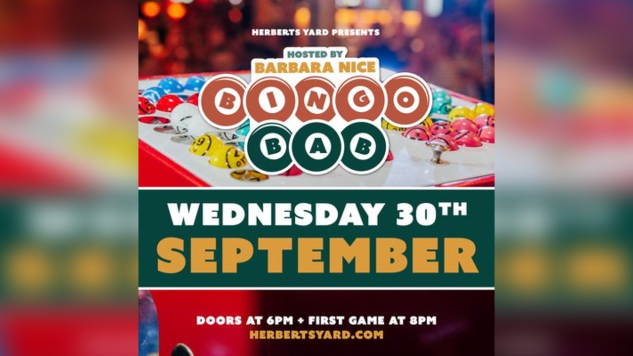 Bingo Bab September- A night with Barbara Nice