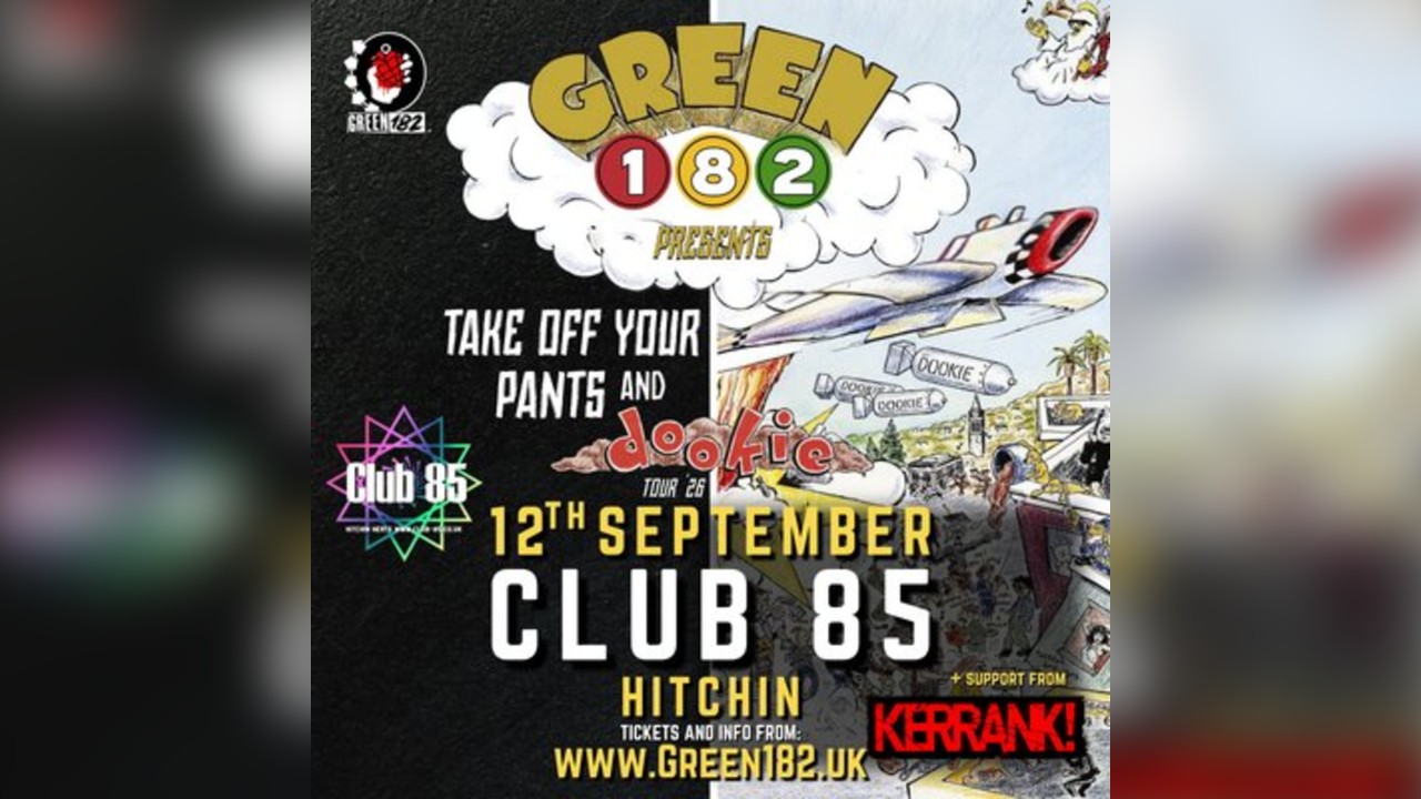 GREEN 182 - Take Off Your Pants & Dookie Tour 2026
