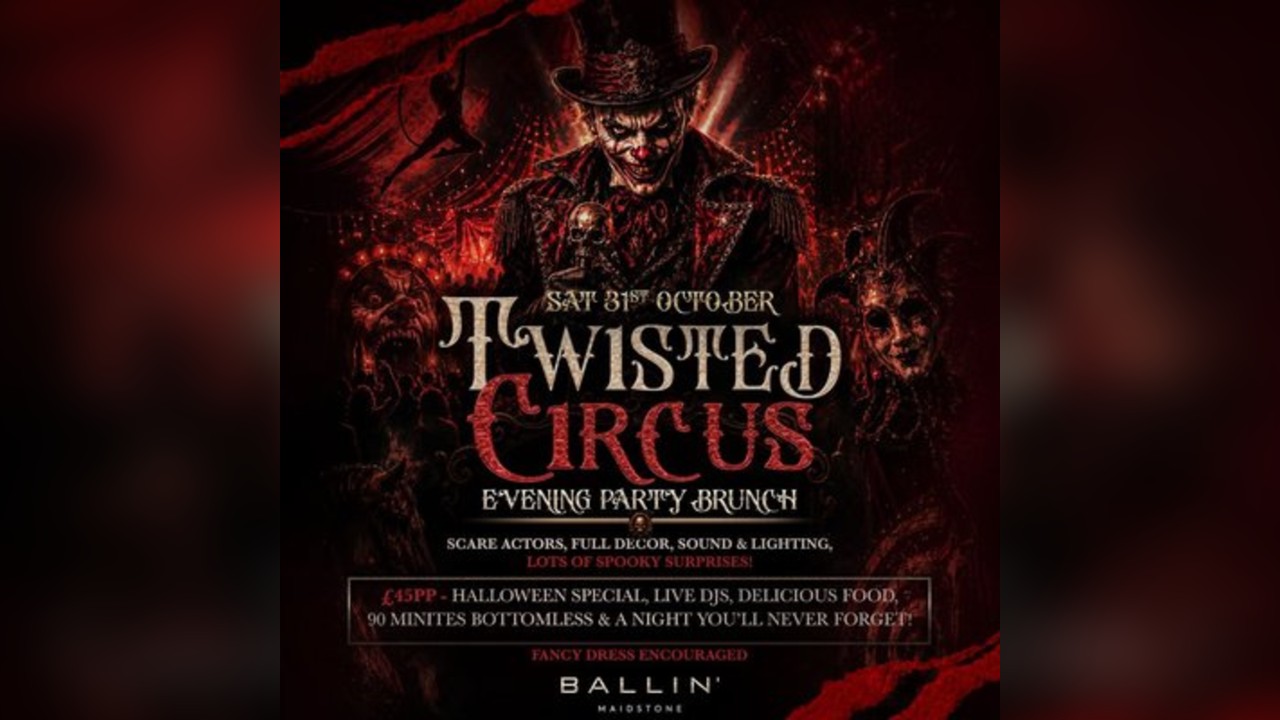 Twisted Circus Halloween Special Evening Party Brunch