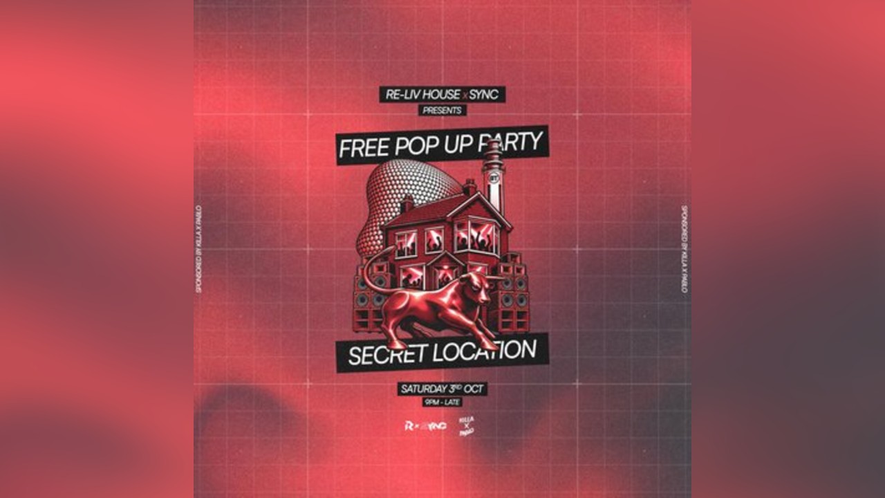 RE-LIV HOUSE x SYNC - Free pop up party