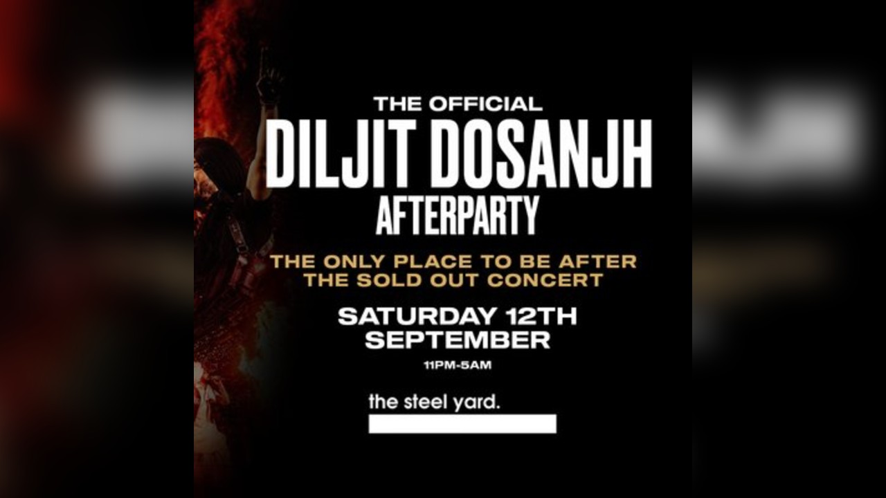 The Official Diljit Dosanjh London Concert After Party