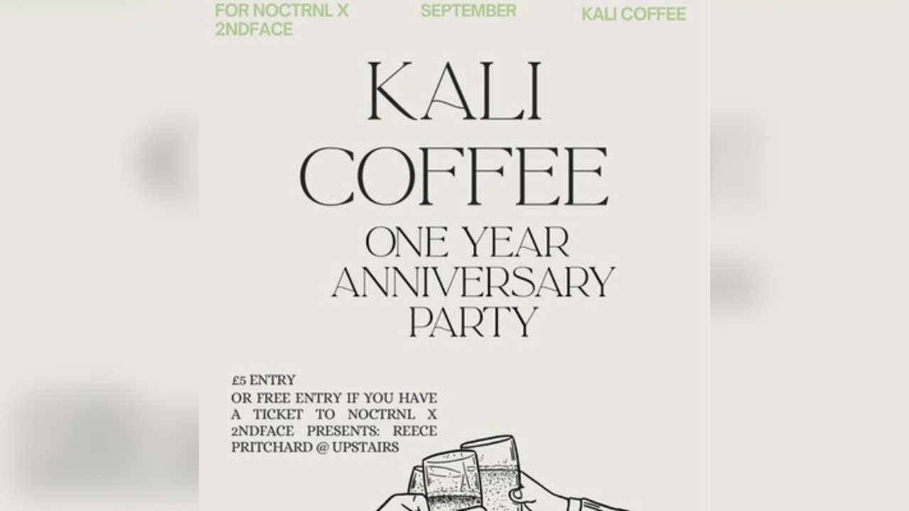 2NDFACE x NOCTRNL: Reece Pritchard (Pre-Party) | KALI 1st Anniv