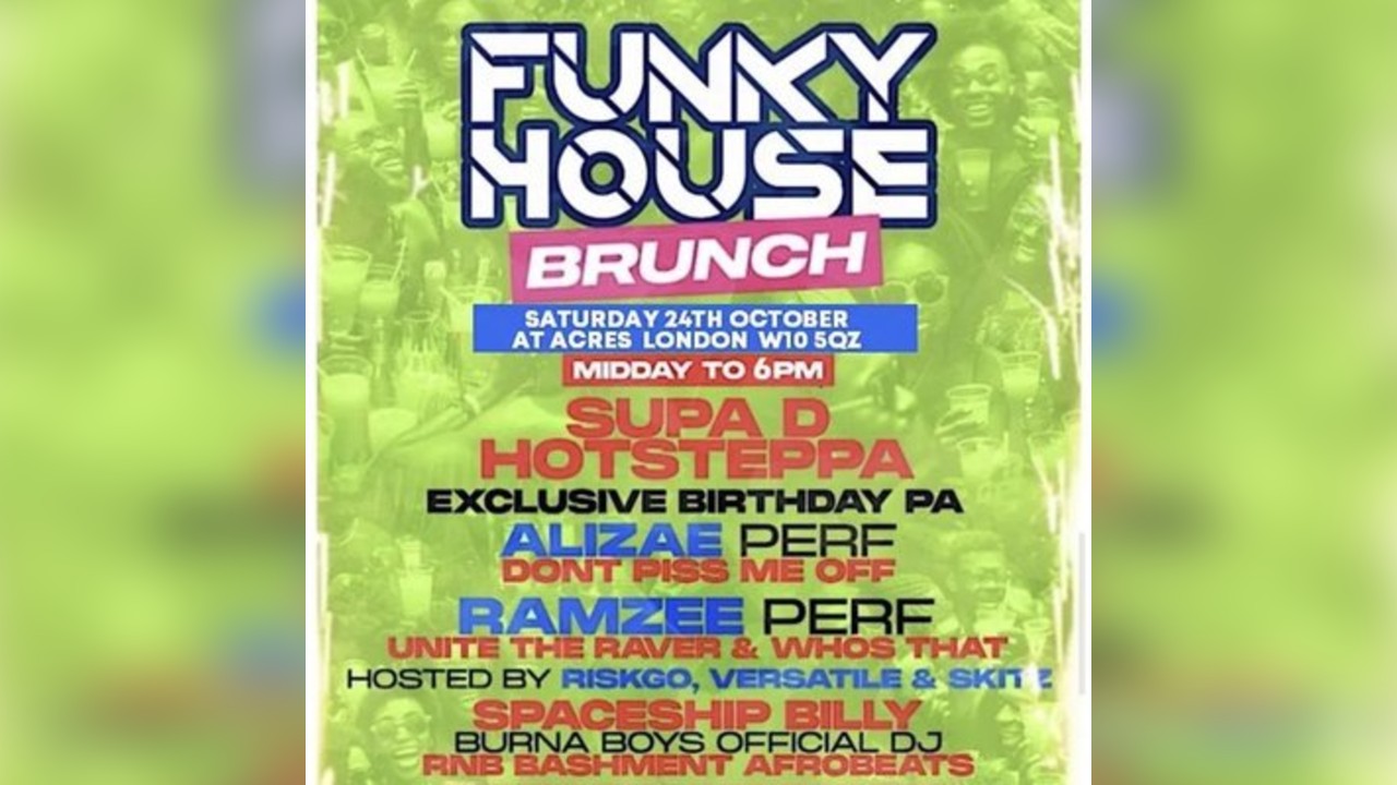 Funky house brunch