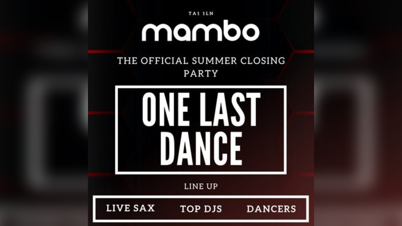 One last dance - Summer closing party