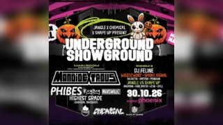 UNDERGROUND SHOWGROUND : MANDIDEXTROUS / PHIBES /RAYBAY Exeter