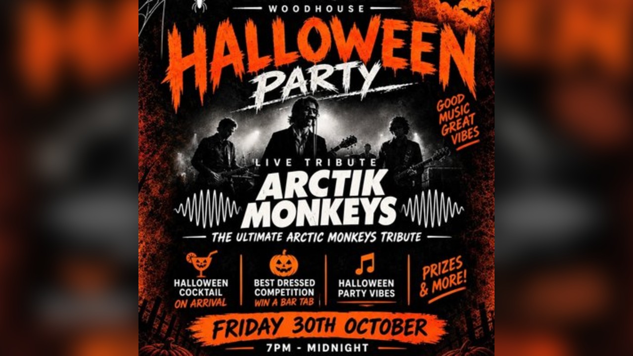 Halloween Adults Only Party : Arctic Monkeys tribute band
