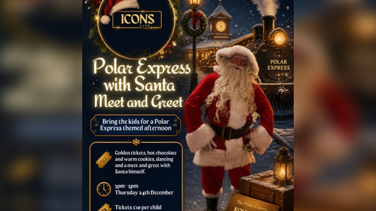 Christmas Eve Polar express and Santa meet and greet