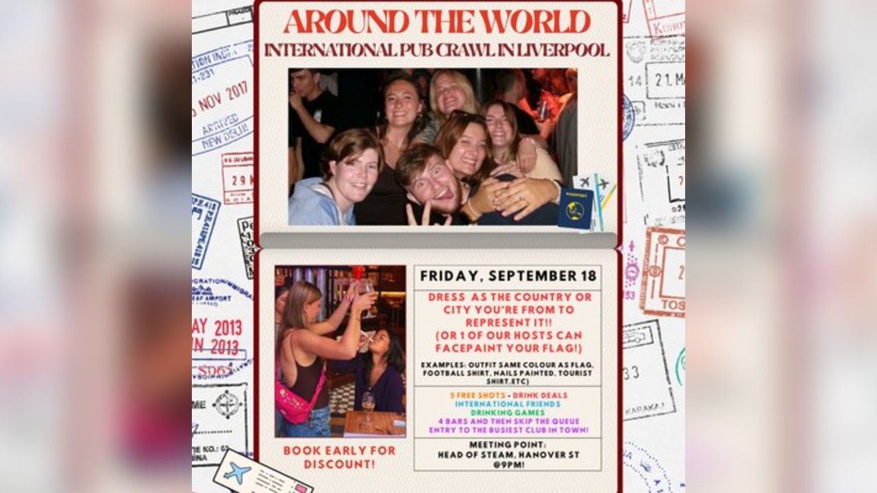 International Pub Crawl - Liverpool