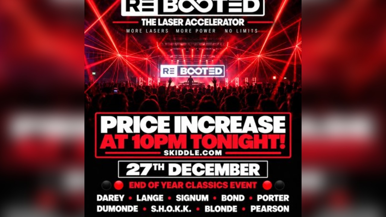 The Laser Accelerator Returns End Of Year Trance Classics Event