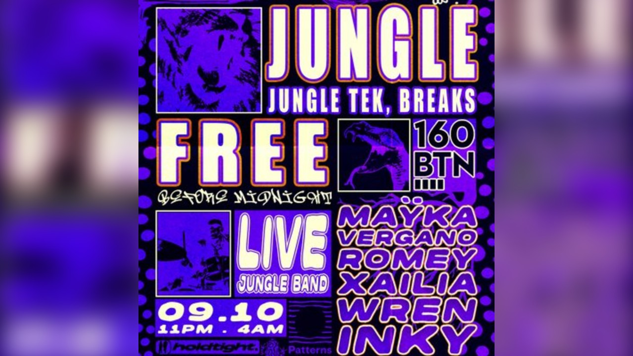 GRASSROOTS - FREE entry -  Jungle, Jungle Tek, Breaks - 09/10