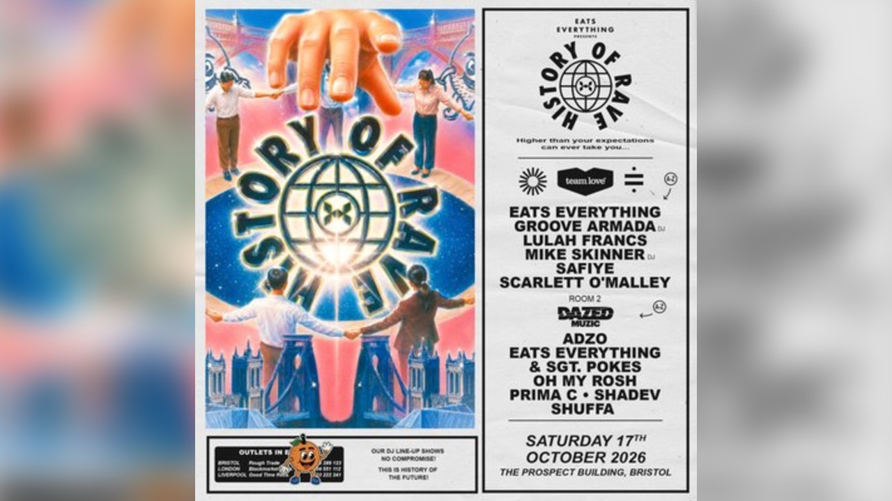 History Of Rave: Eats Everything, Groove Armada + More TBA