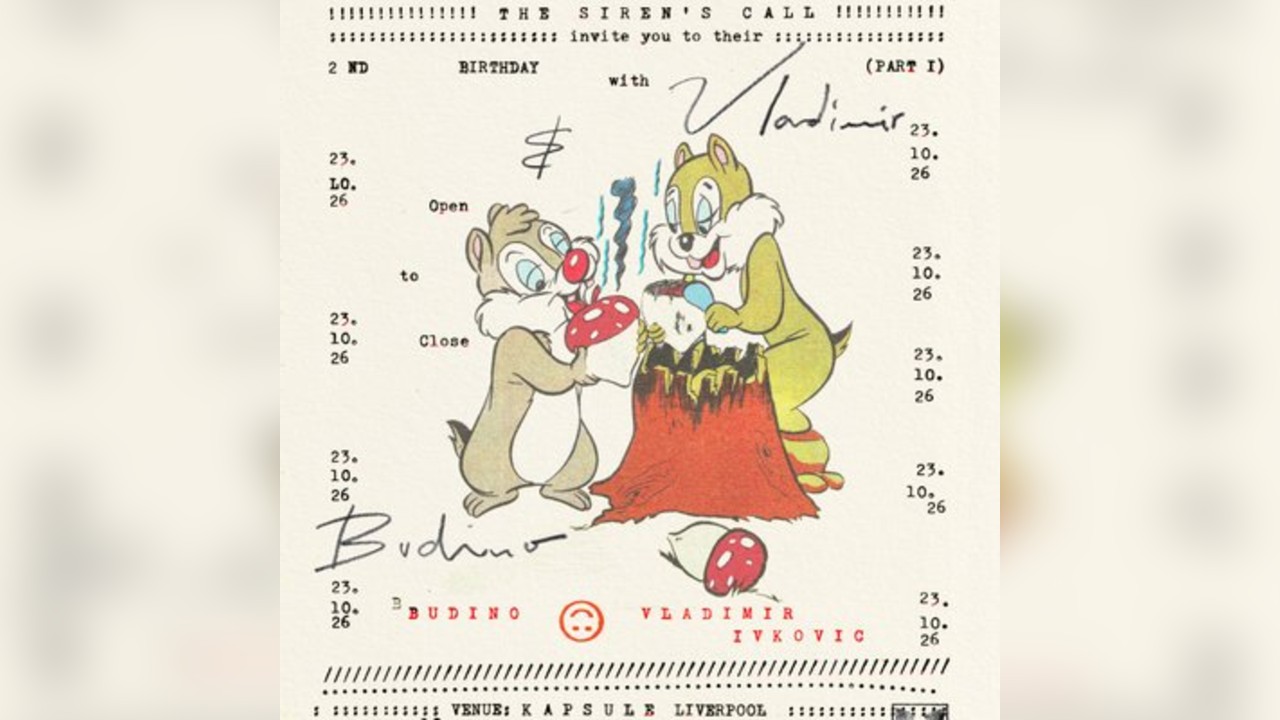 The Sirens Call: Vladimir Ivkovic + Budino 2nd Birthday Party
