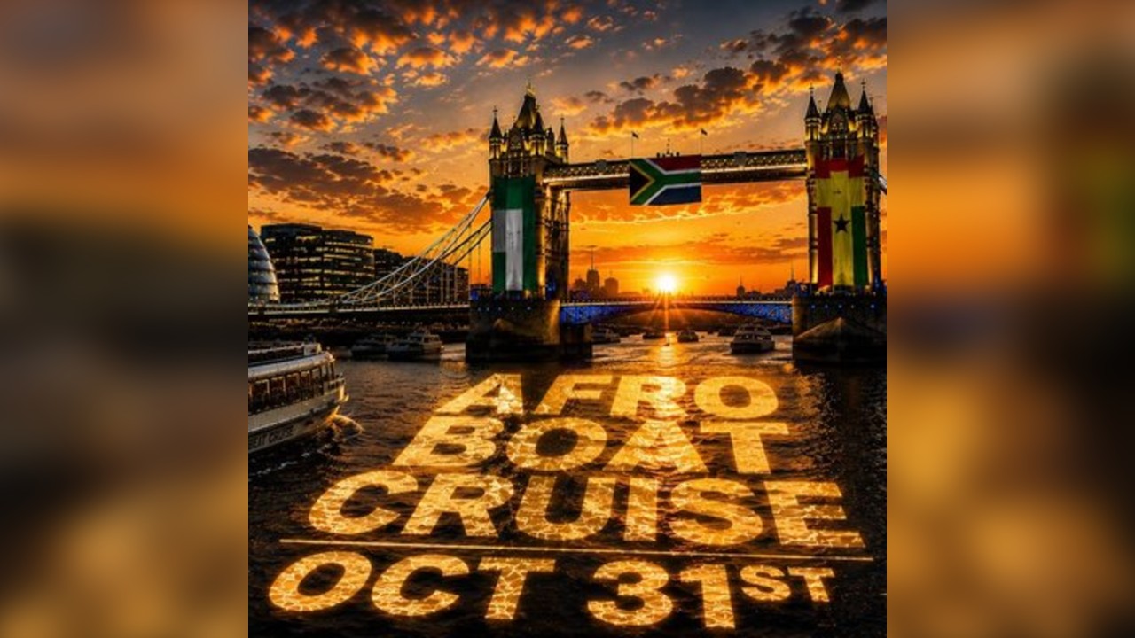 Afro Boat Cruise  - LONDON October 31st