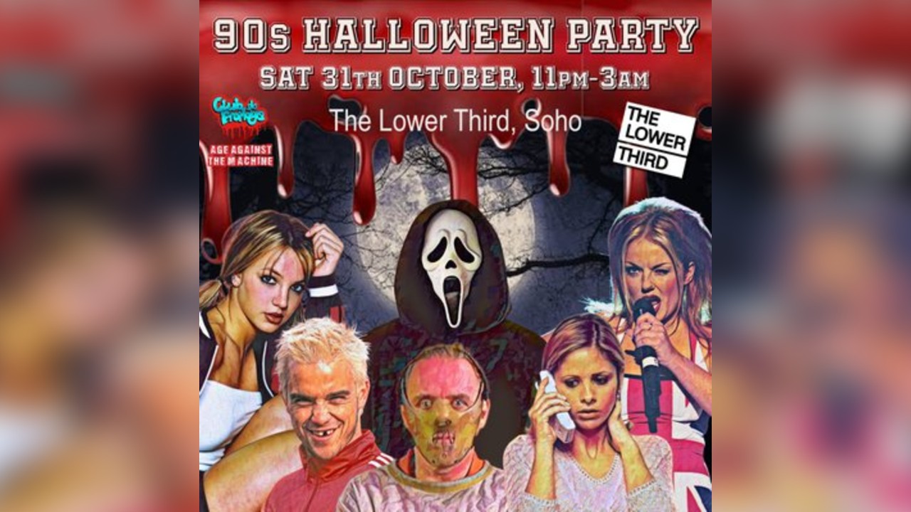 The 90s Halloween Party, 11pm-3am (18+)