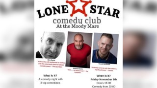 Comedy Dan Evans, Stefano Paolini, Russell Arathoon.