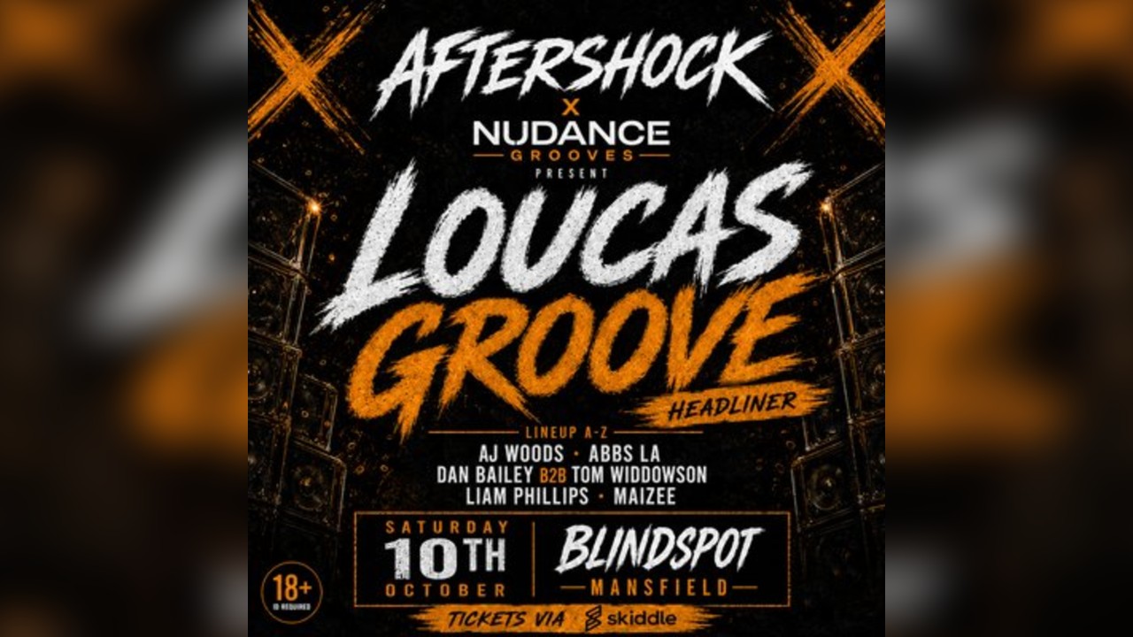 Aftershockevents x Nudance Grooves: Loucas Groove Mansfield