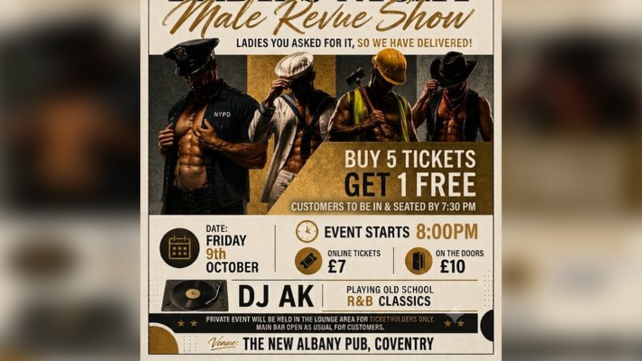 Ladies Night - Male Revue Show
