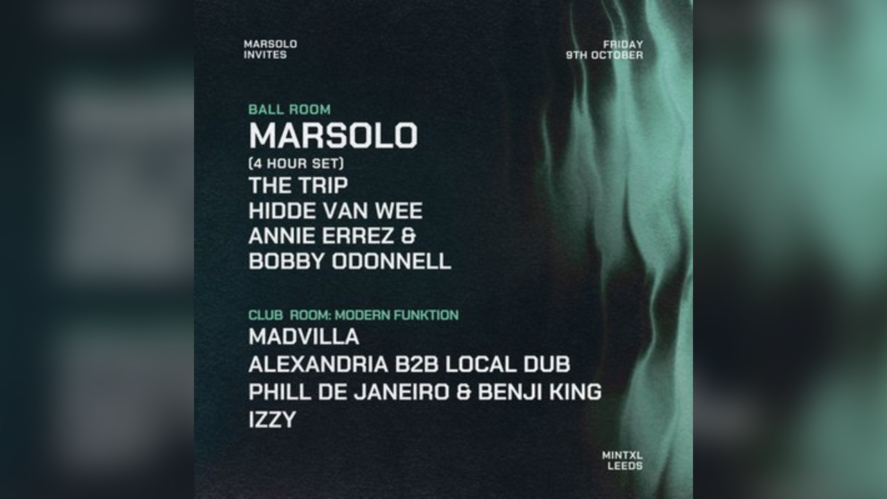 Marsolo Invites: The Trip, Madvilla, Modern Funktion + more
