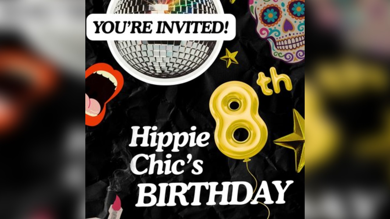 Hippie Chic 8th birthday event