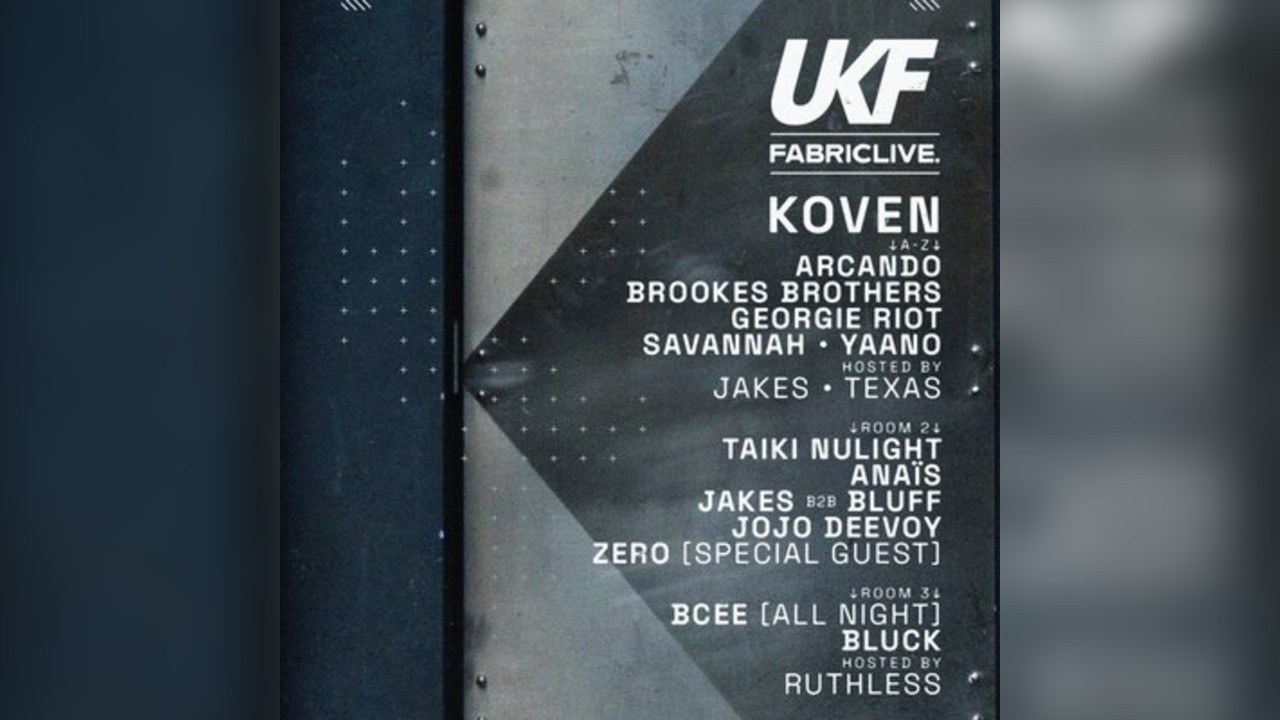 UKF x FABRICLIVE | London