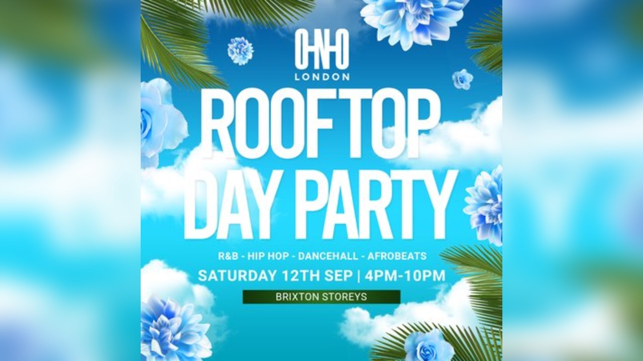 Rooftop Day Party - End Of Summer Edition