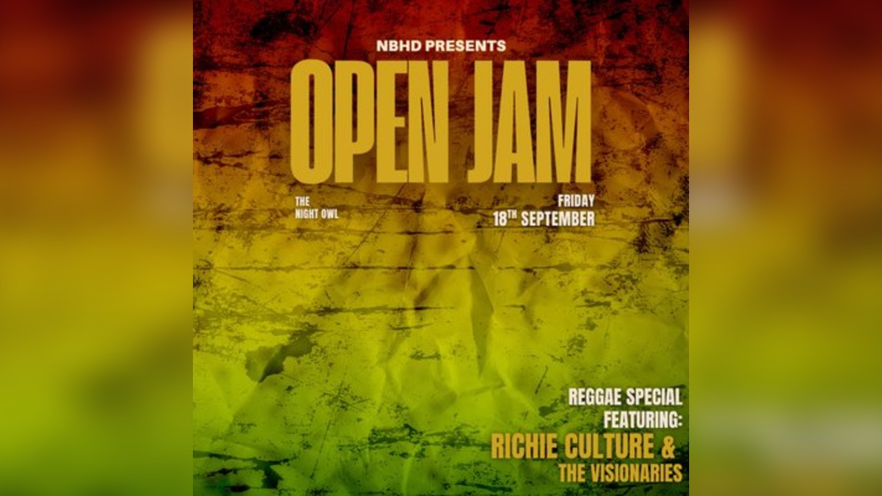 Neighbourhd Presents: NBHD Open Jam Reggae Special