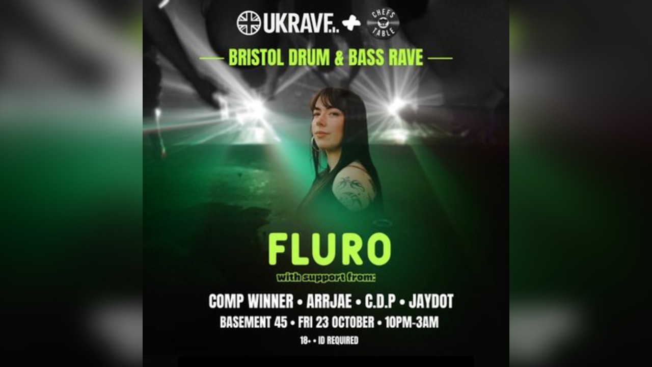 UKRAVE x CHEFS TABLE Drum & Bass - Bristol