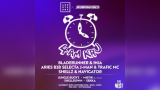 4am Kru, Bladerunner, inja, Groovebox x Submerged at the nest