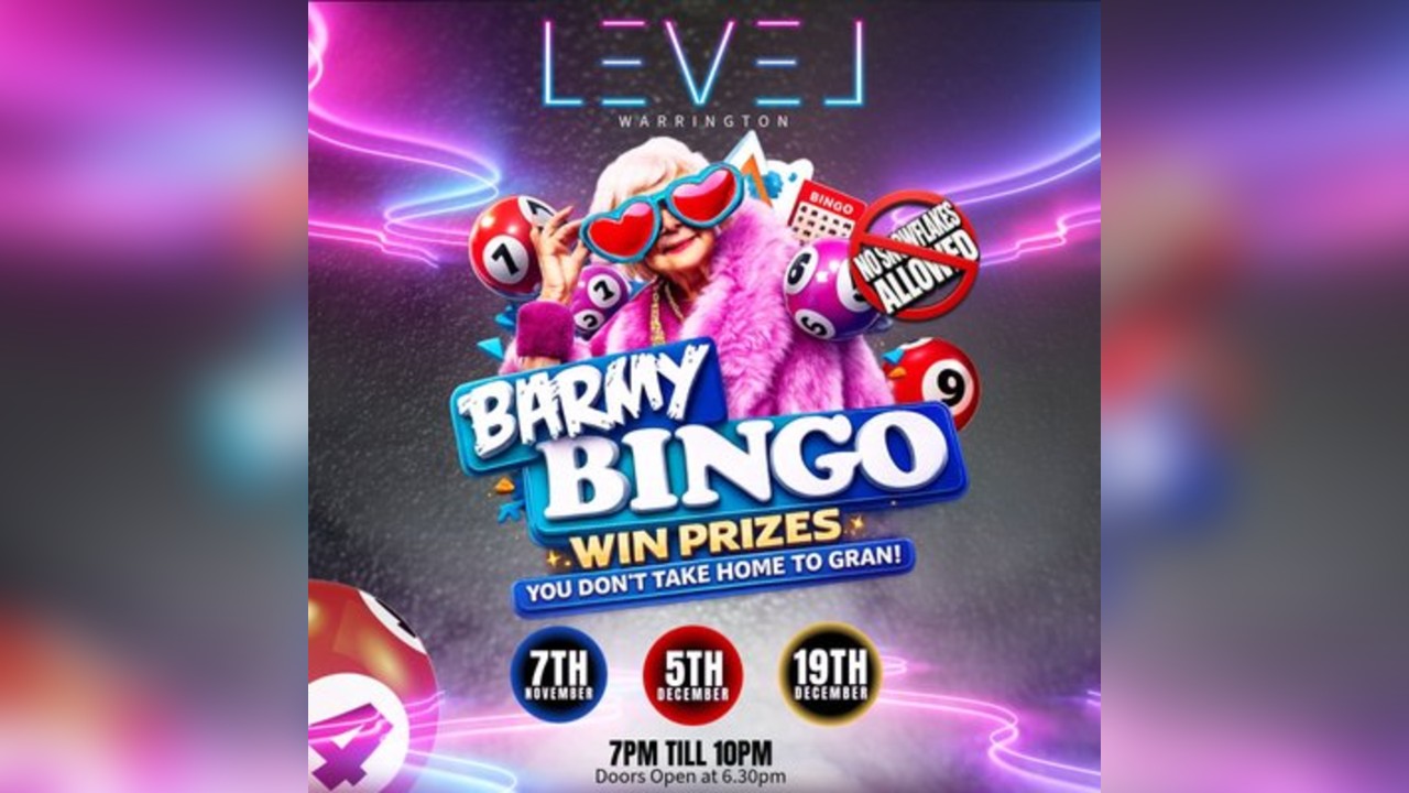 Barmy Bingo level Warrington