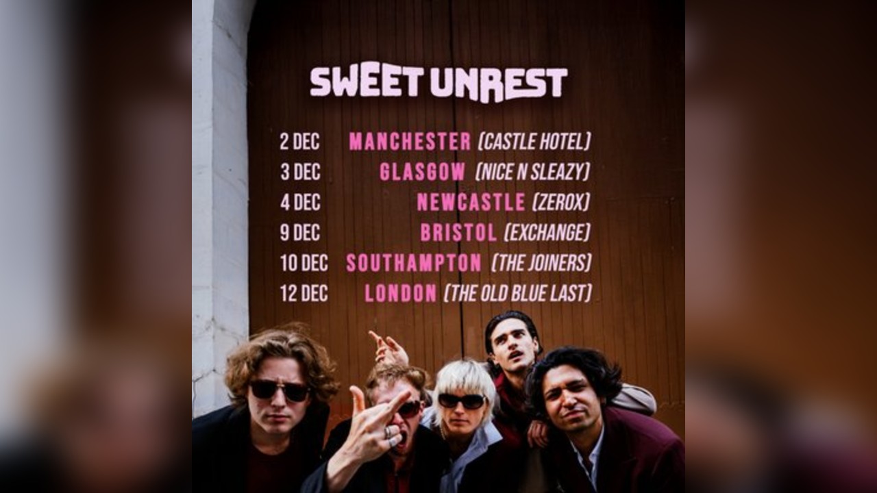 Sweet Unrest Glasgow Headline