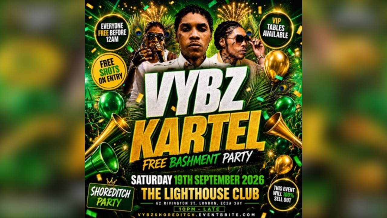 Vybz Kartel - Free Bashment Party - Everyone Free Before 12AM
