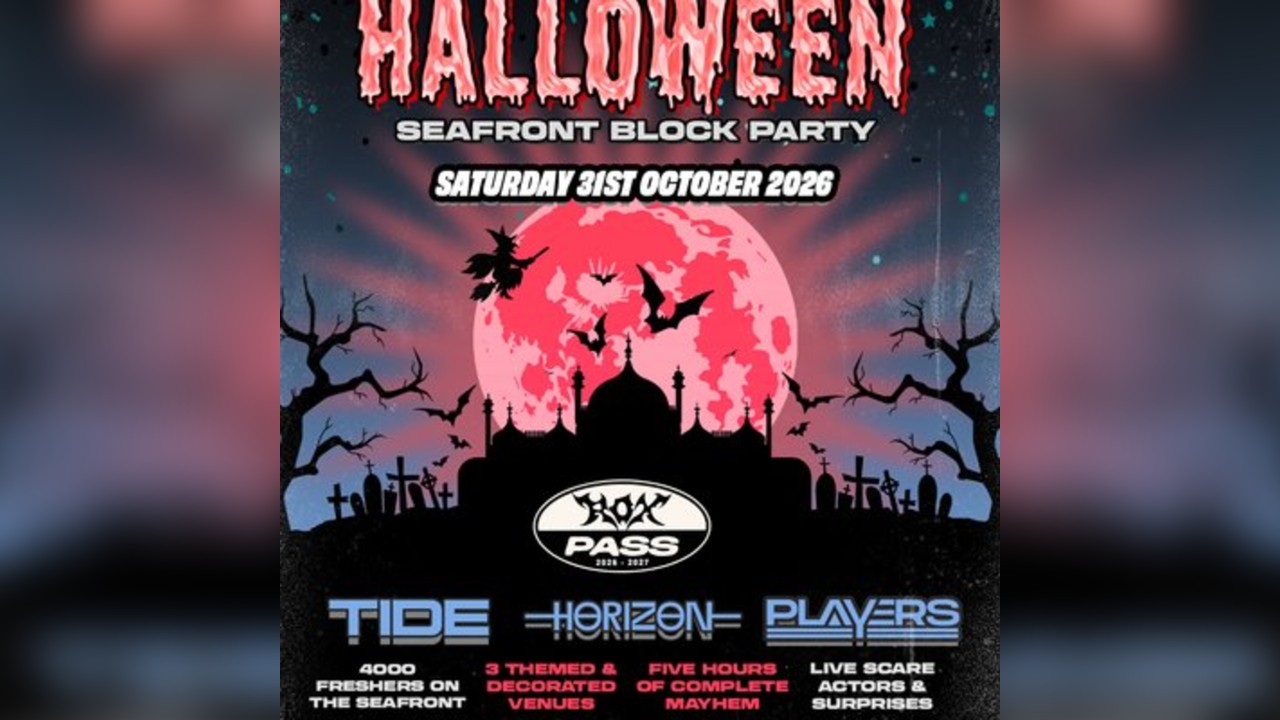 Halloween SEAFRONT BLOCK PARTY 31.10.26