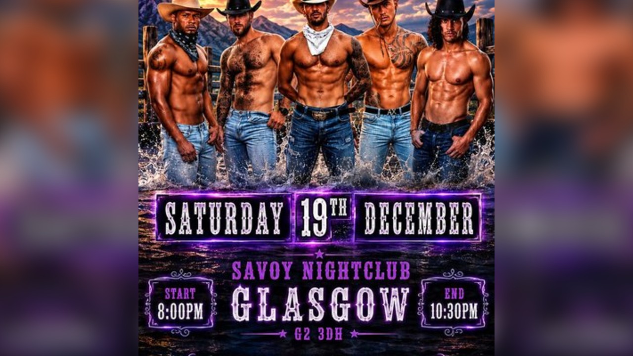 UK Pleasure boys Wet & Wild Tour Glasgow