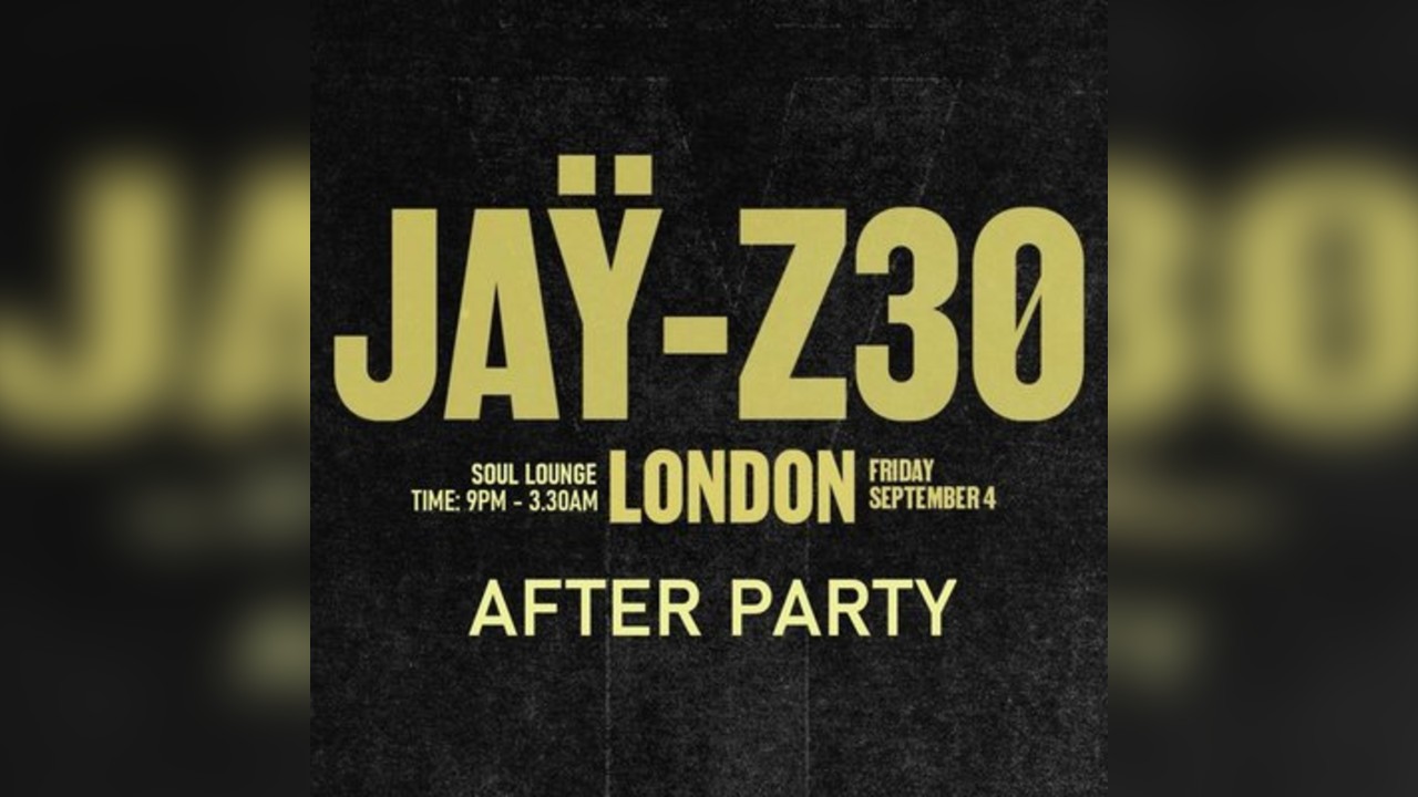 Jay Z London Concert After Party