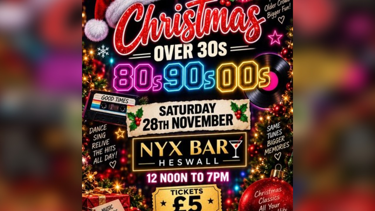 Over-30s Christmas Daytime Disco