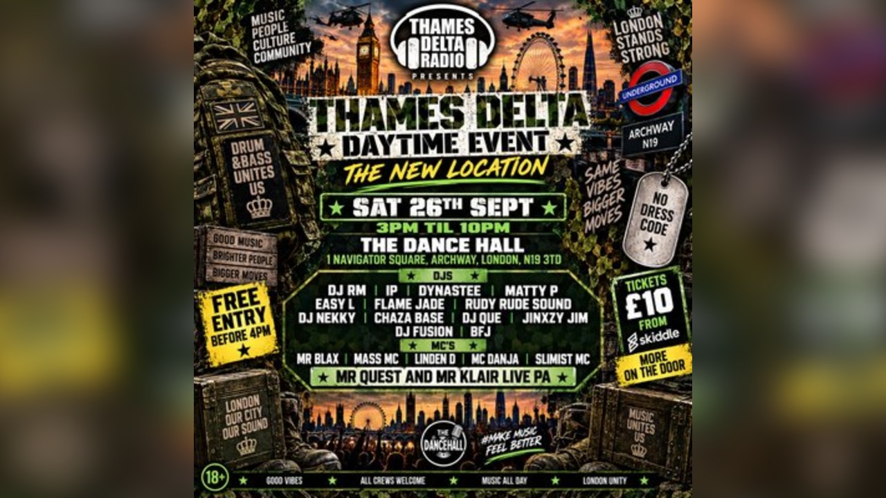 Thames Delta Daytime Event (The New Location)