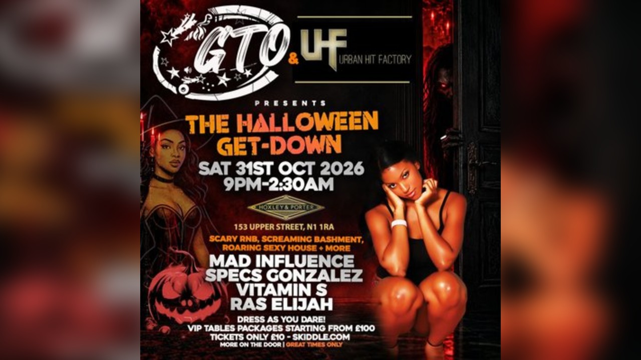 GTO & UF presents The Halloween Get-Down
