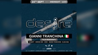 DESIRE - Weekly Thursday After Party - GIANNI TRANCHINA