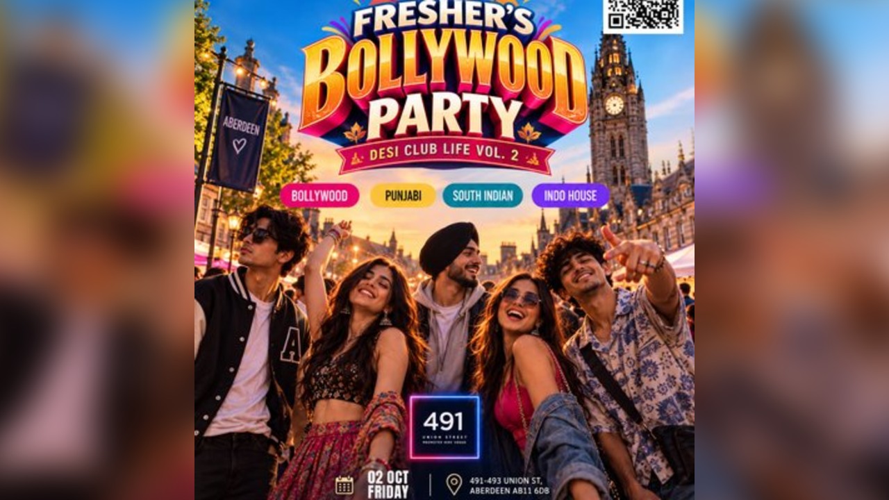 Fresher's Bollywood Party - Aberdeen