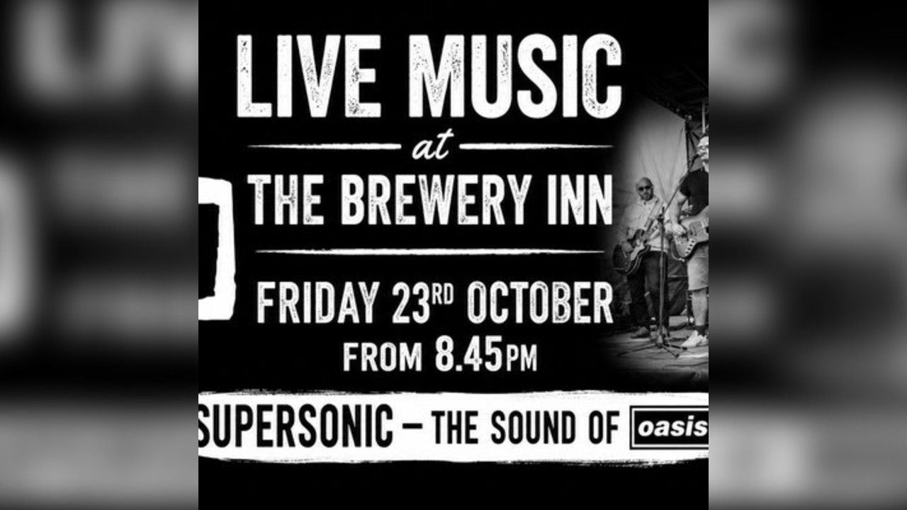 Supersonic - The Sound of Oasis at The Brewery Inn 23/10/2026