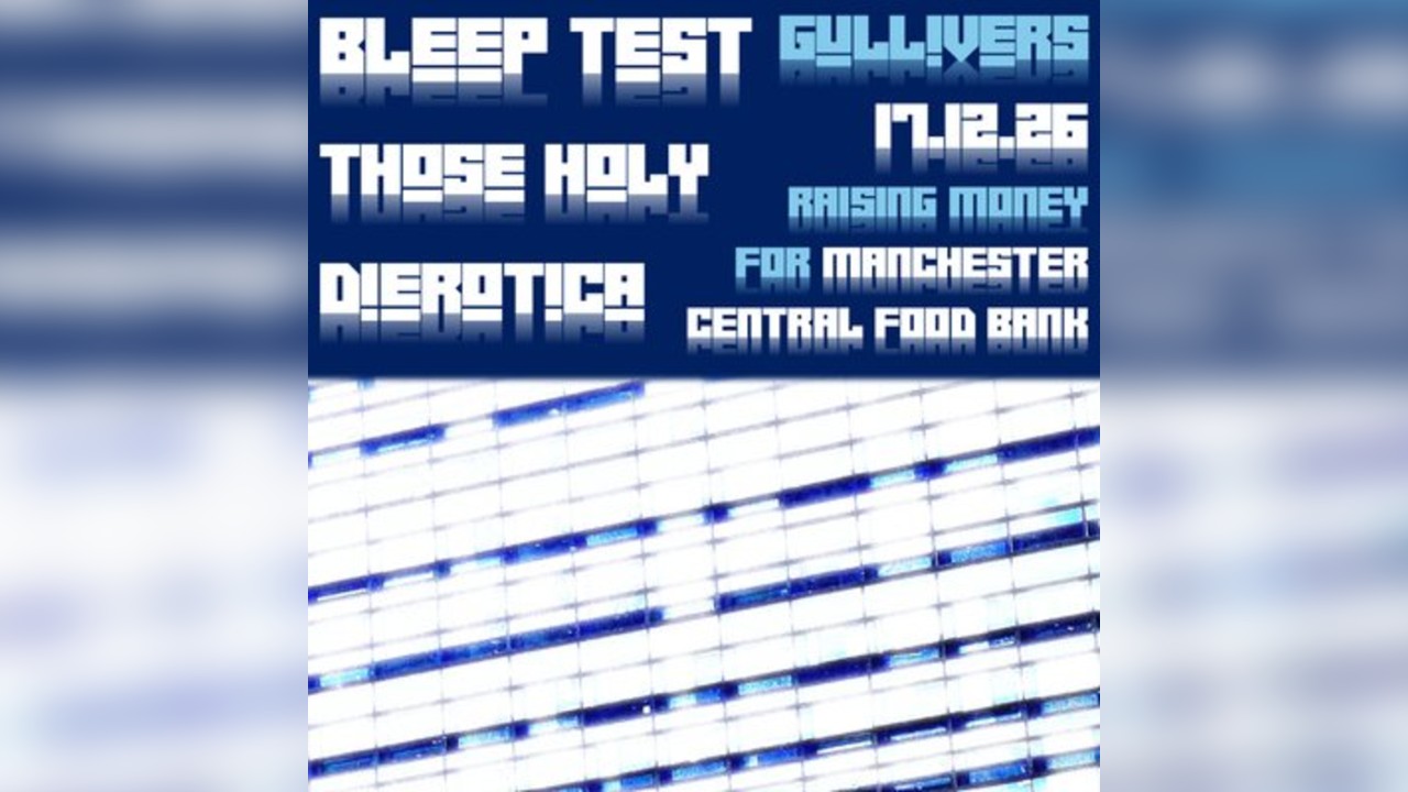 IN THE BLEEP MIDWINTER: Bleep Test / Those Holy / Dierotica