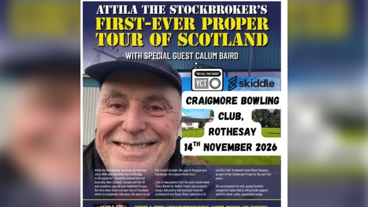 Attilla the Stockbroker w/ Calum Baird & Mark McG