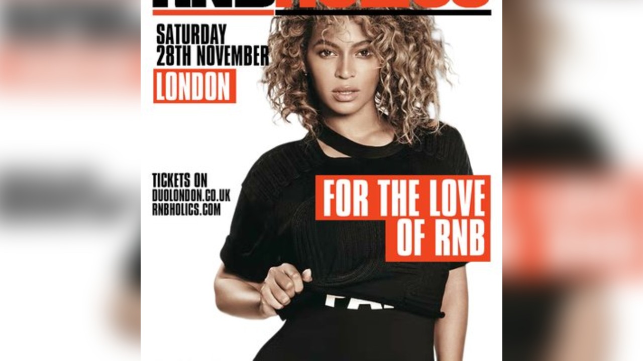 RNBHOLICS Sat 28th Nov London