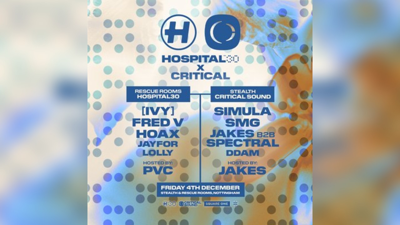 Hospital30 x Critical Sound Nottingham | Square One