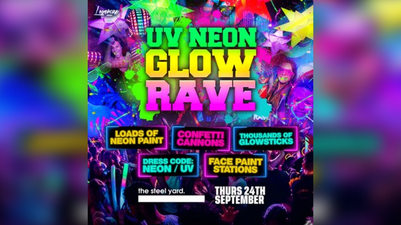 The Freshers UV Neon Glow Rave
