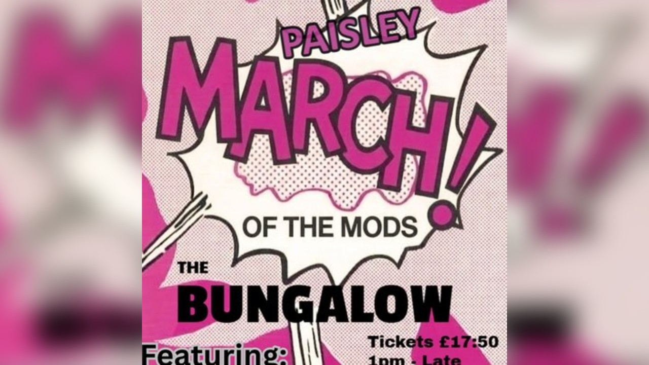March Of The Mods Paisley For Teenage Cancer Trust
