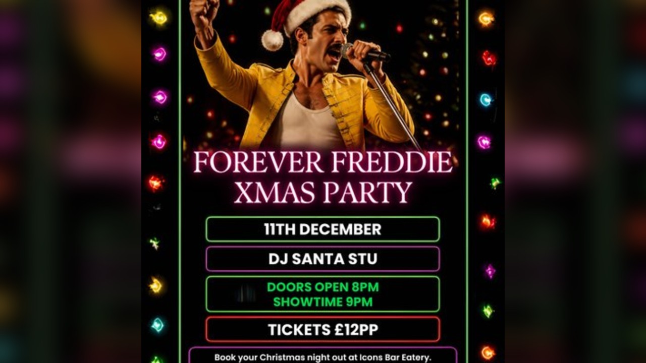 Forever Freddie tribute Christmas party